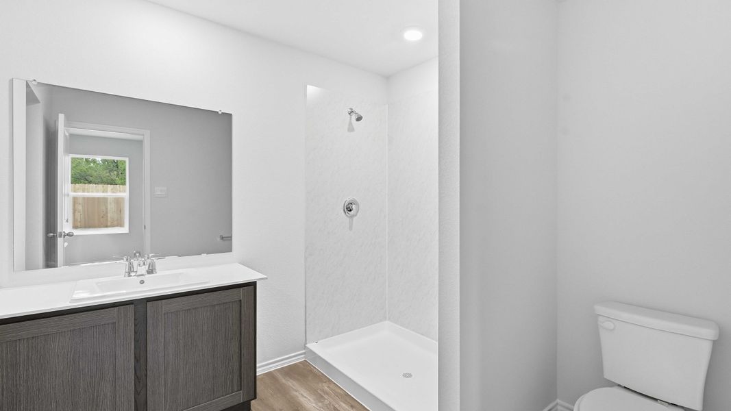 Representative furnished interior of a home built from the Barton by D.R. Horton in Maplewood Meadows, Forney (Image 7).