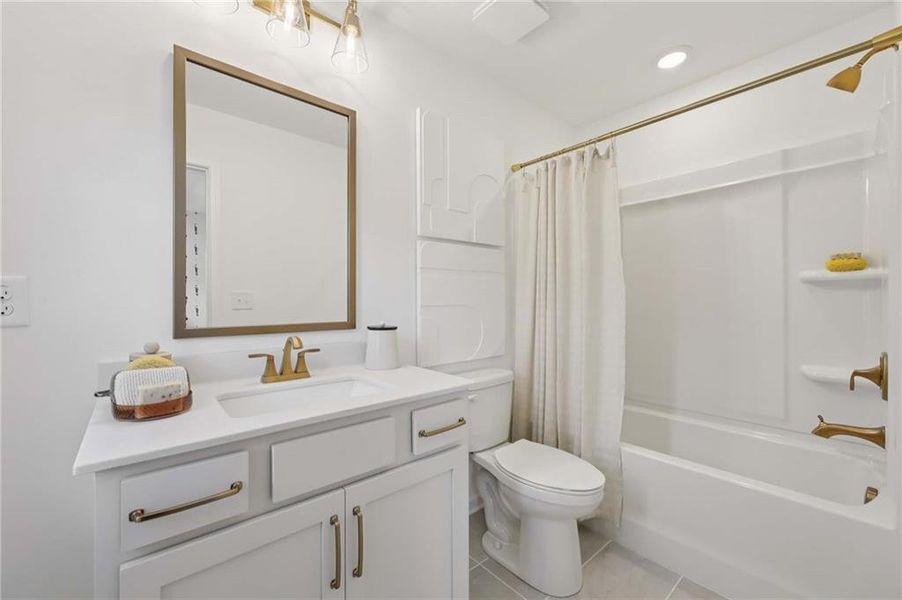 Furnished interior view inside a new home in Arbors at Richland Creek, Buford (Image 31).