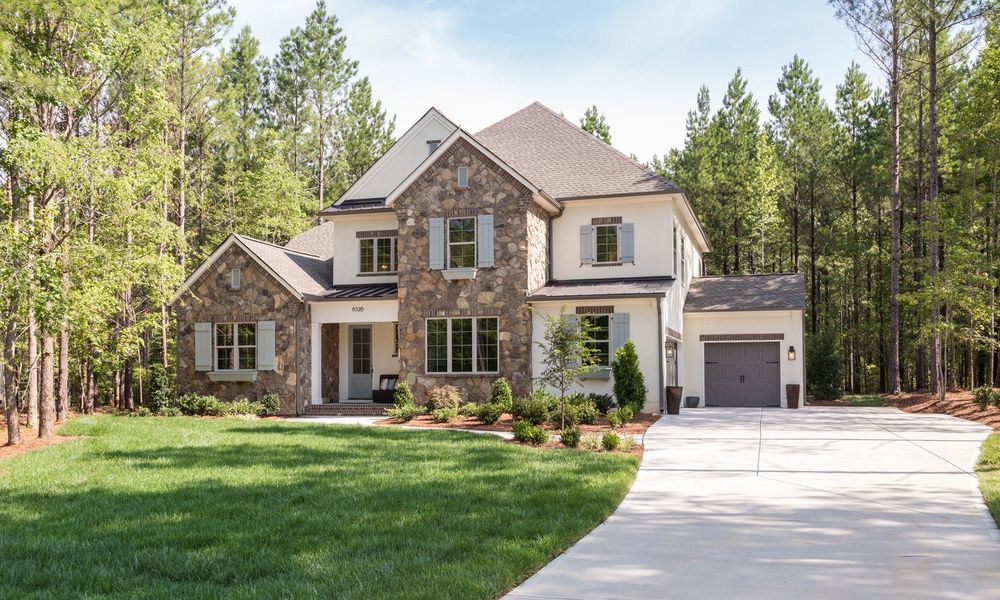 Representative exterior photo of a completed home built from the Monterey by Classica Homes in Riverchase Estates, Lancaster, SC (Image 29).