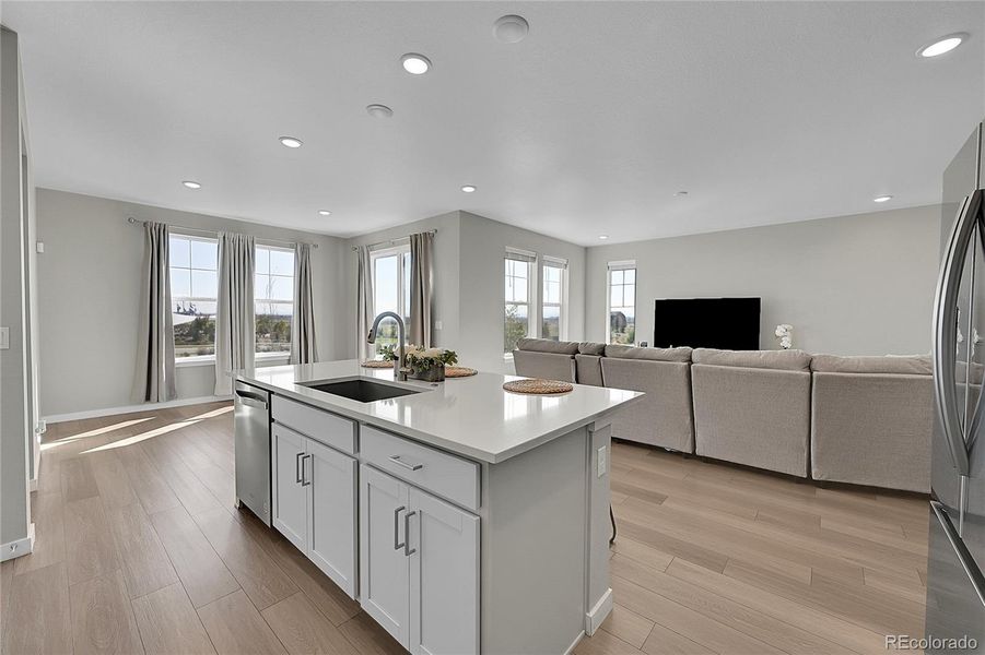 Furnished interior view inside a new home in , Aurora (Image 9).