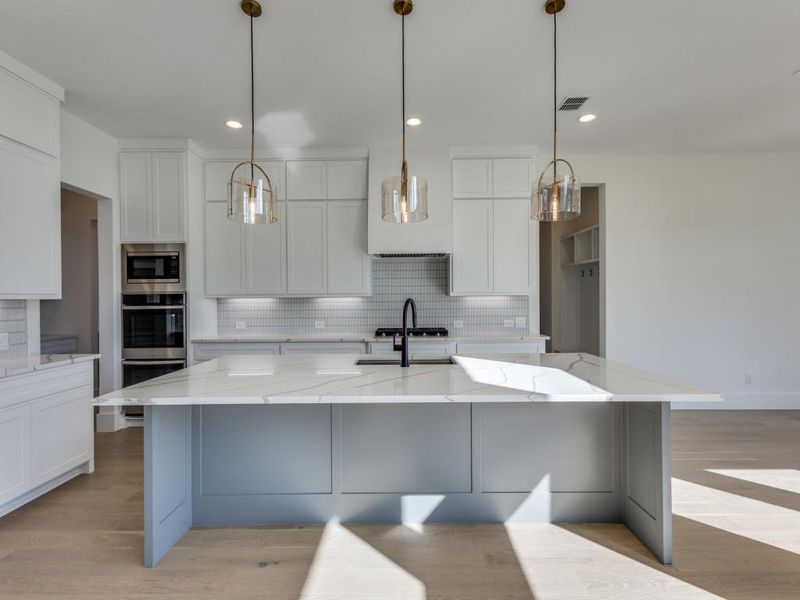 Furnished interior view inside a new home in The Bridges At Preston Crossing, Gunter (Image 10).
