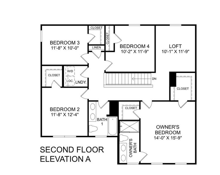 2D floor plan layout for the Elder by Ryan Homes in Pearces Landing Single Family, Zebulon, NC (Image 3). 2D floor plan layout for the Elder by Ryan Homes in Pearces Landing Single Family, Zebulon, NC (Image 3).