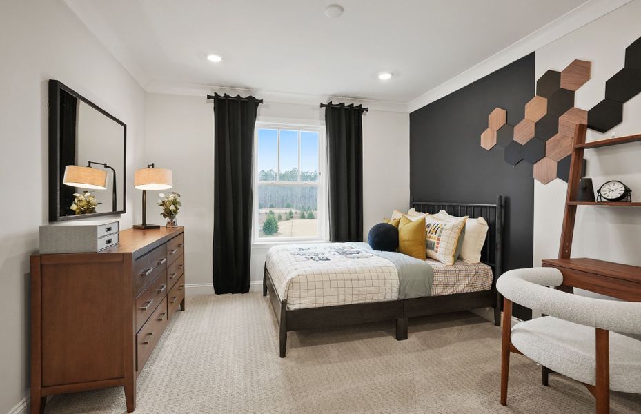 Furnished interior view inside a new home in Elmbrook, Indian Trail (Image 51).