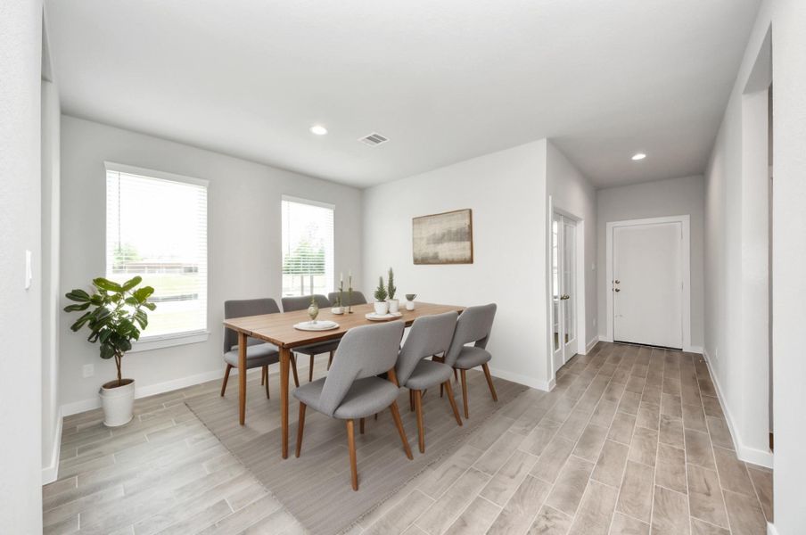 Virtually Staged - Dining room. Virtually Staged - Dining room.