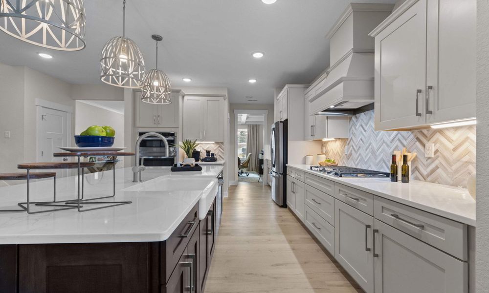 Representative furnished interior of a home built from the The Mangrove by Chesapeake Homes in Bridgewater - Shorehaven Village, Little River (Image 7).