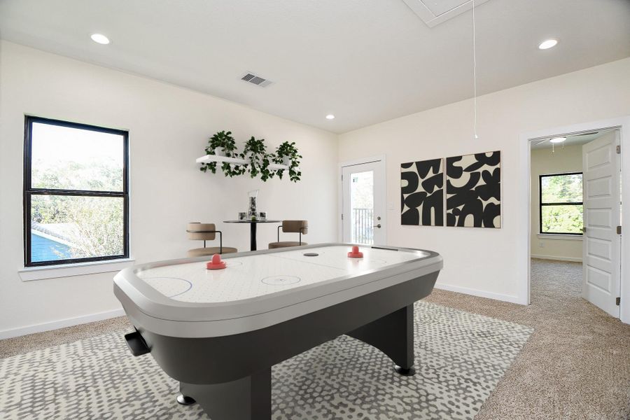 Furnished interior view inside a new home in , Houston (Image 32). Furnished interior view inside a new home in , Houston (Image 32).