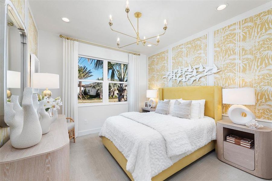 Furnished interior view inside a new home in Valencia Ridge (55+), Wesley Chapel (Image 7).
