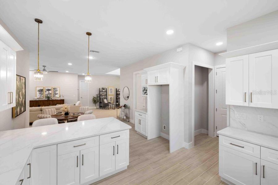 Furnished interior view inside a new home in , Placida (Image 31).