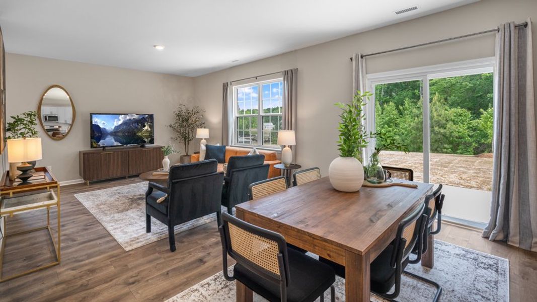 Furnished interior view inside a new home in The Preserve at Kinsley, Jamestown (Image 13).