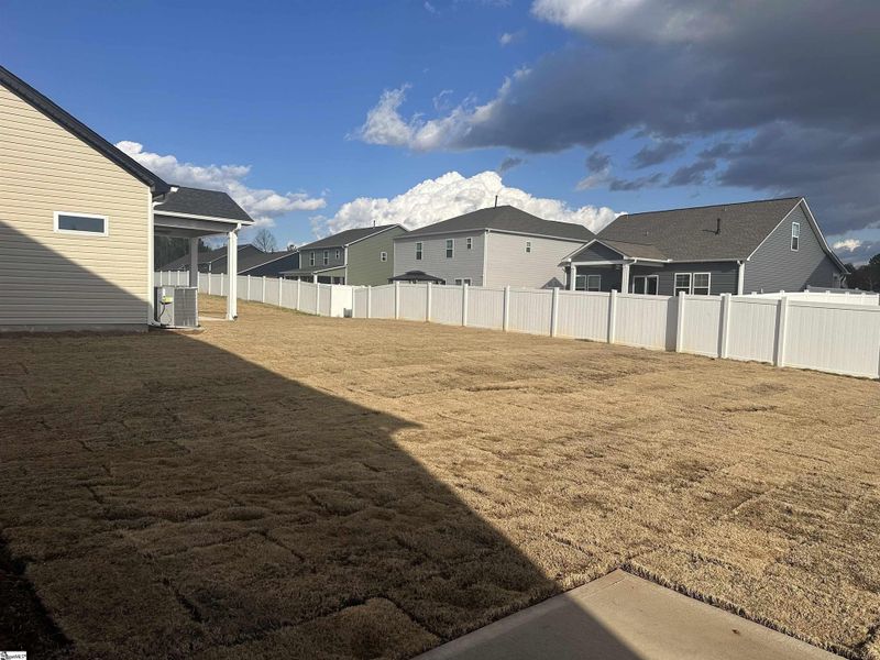 Exterior details and patio area of a home in Shiloh Trail, Wellford (Image 23).