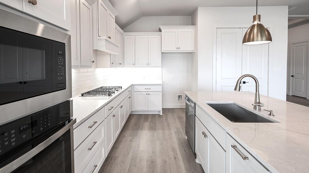 Furnished interior view inside a new home in Homestead 65', Schertz (Image 12). Furnished interior view inside a new home in Homestead 65', Schertz (Image 12).