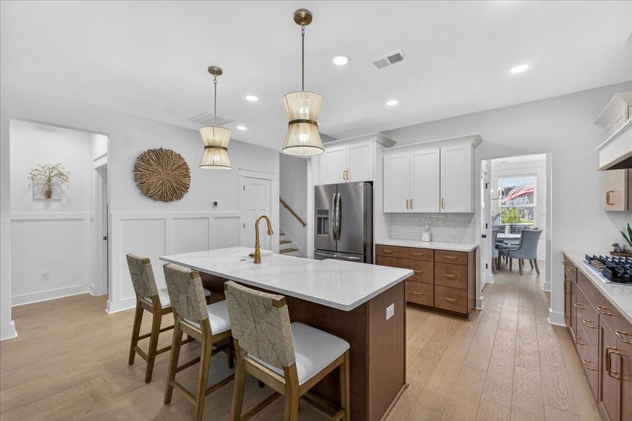 Furnished interior view inside a new home in Tidewater at Lakes of Cane Bay, Summerville (Image 7).