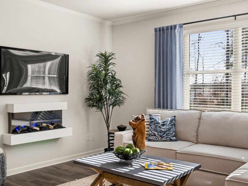 Furnished interior view inside a new home in Thompson Ridge, Dallas (Image 9).