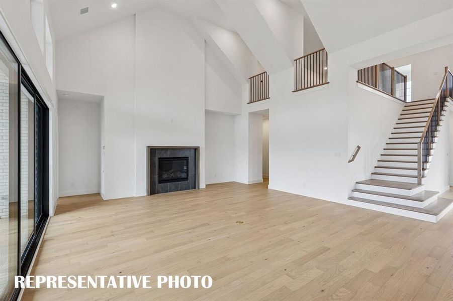 You'll find striking architectural details everywhere you look in our Reese II plan.  REPRESENTATIVE PHOTO