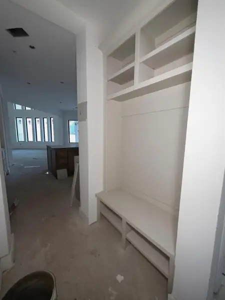 Perfect mud room for drop zone. Perfect mud room for drop zone.