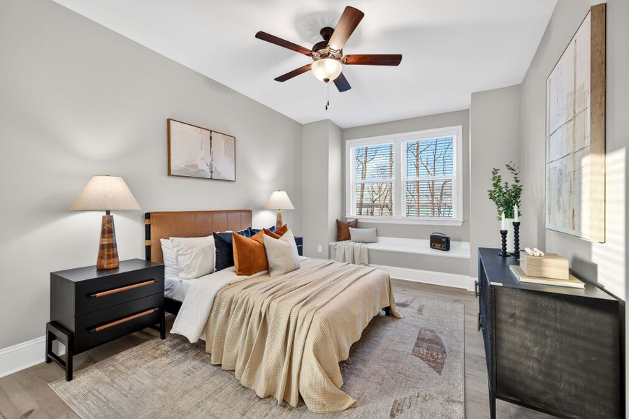 Furnished interior view inside a new home in Edgewater - Harbor Pointe, Lancaster (Image 26). Furnished interior view inside a new home in Edgewater - Harbor Pointe, Lancaster (Image 26).