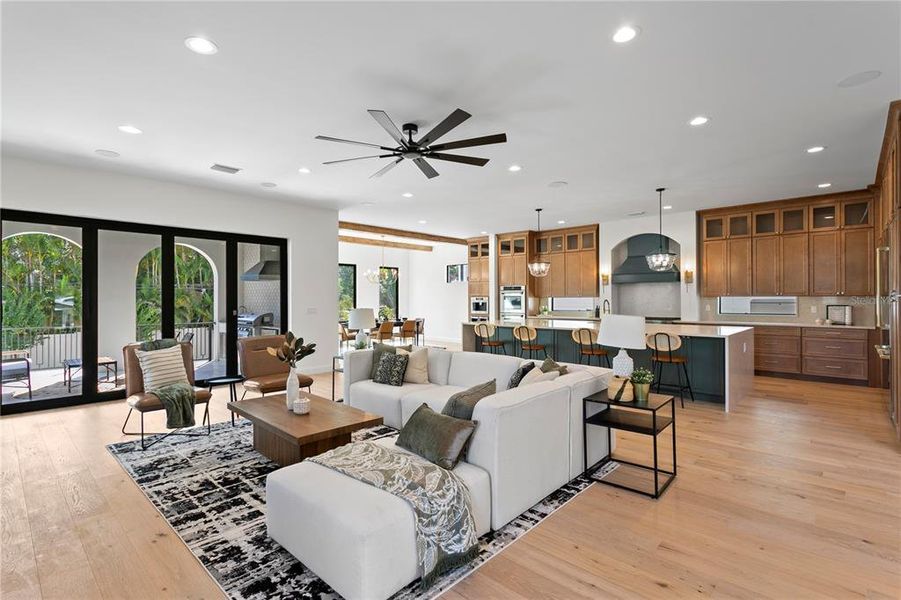 Furnished interior view inside a new home in , Tampa (Image 44). Furnished interior view inside a new home in , Tampa (Image 44).