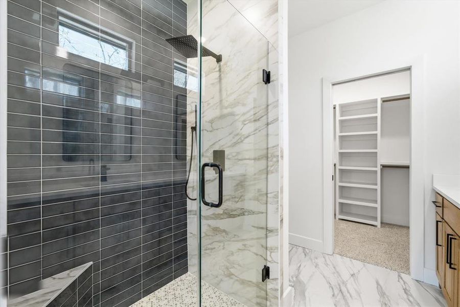 Imagine how warm this shower must feel!