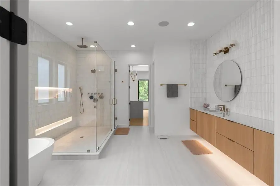 Furnished interior view inside a new home in , Atlanta (Image 9).