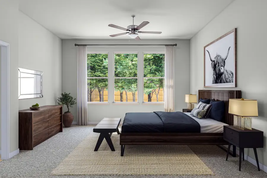 Furnished interior view inside a new home in Heritage, Dripping Springs (Image 11).