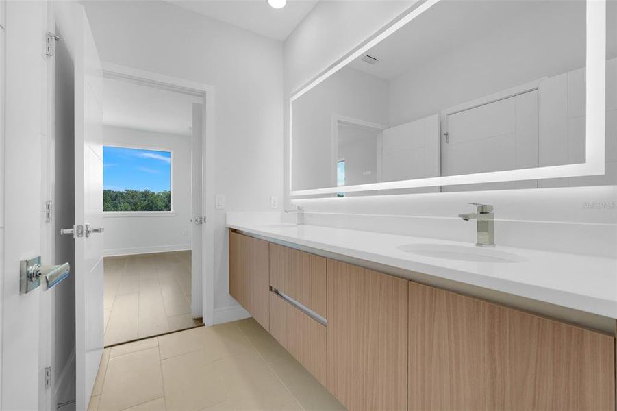 Furnished interior view inside a new home in Hampton Green at Providence, Davenport (Image 16).