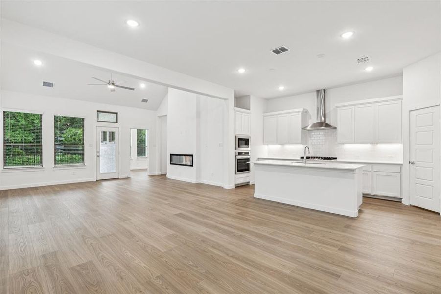 Open First Floor in the Picasso II home plan by Trophy Signature Homes – REPRESENTATIVE PHOTO