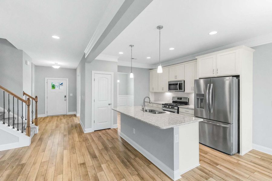 Representative furnished interior of a home built from the Clayton by Caviness & Cates Communities in Bartlett Manor, Youngsville (Image 156).