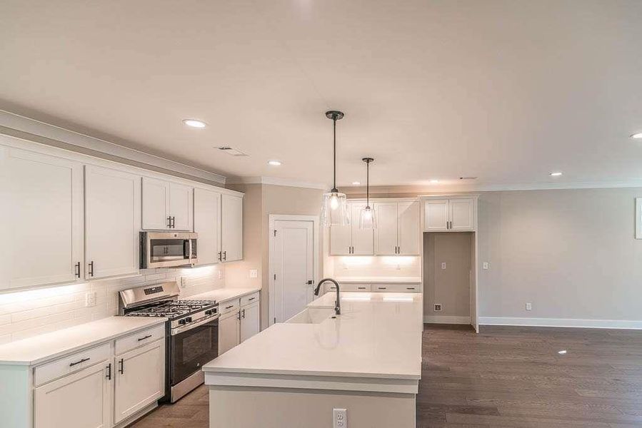 Furnished interior view inside a new home in , Decatur (Image 3).