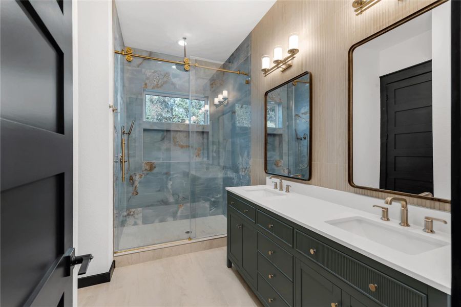 Furnished interior view inside a new home in , Willis (Image 33).