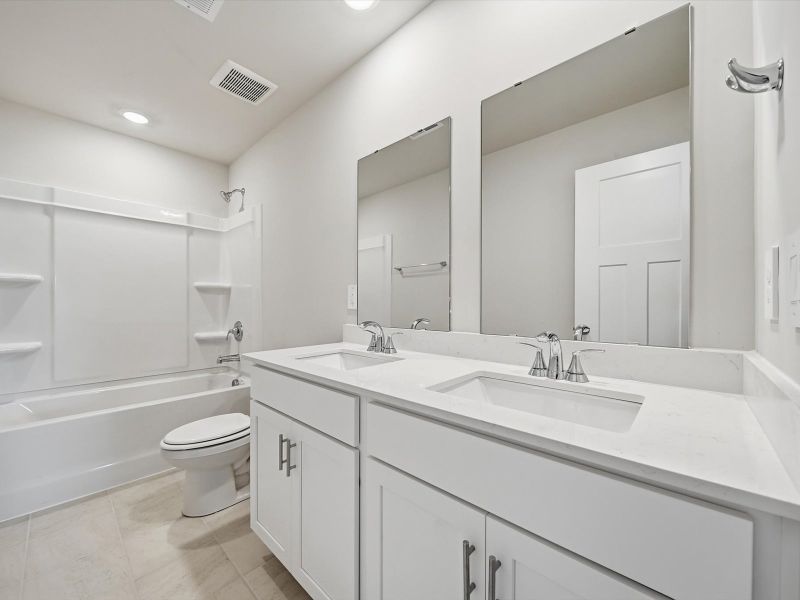 Furnished interior view inside a new home in Crossing at Abner Creek, Greer (Image 6).