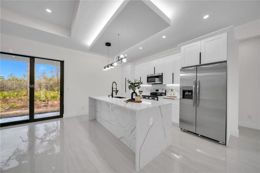 Furnished interior view inside a new home in , Lehigh Acres (Image 12).