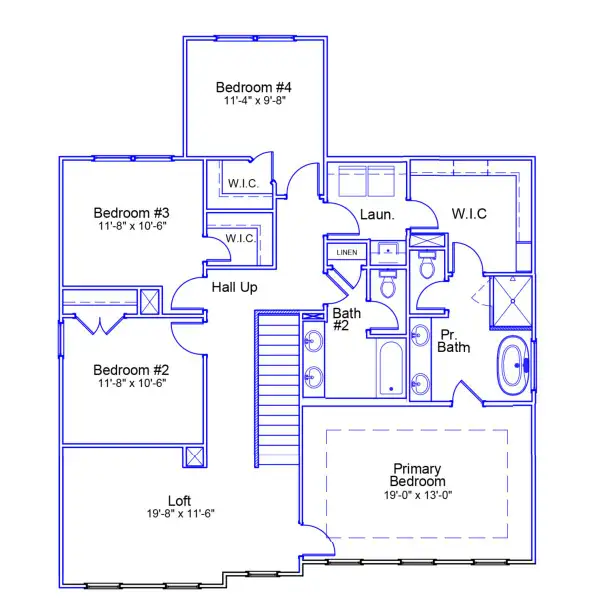 2D floor plan layout of this home in Scotts Hill Village, Wilmington, NC (Image 3). 2D floor plan layout of this home in Scotts Hill Village, Wilmington, NC (Image 3).