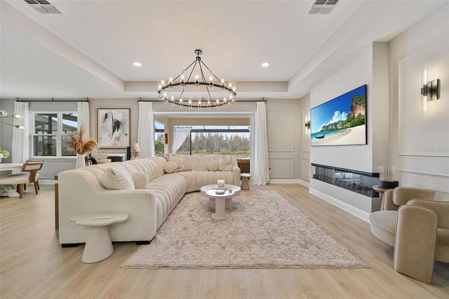 Furnished interior view inside a new home in , Wesley Chapel (Image 50). Furnished interior view inside a new home in , Wesley Chapel (Image 50).