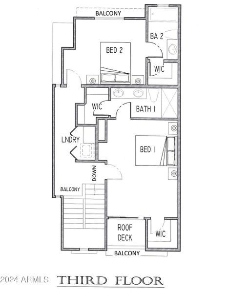 ISLAND PLAN MASTER BEDROOM LEVEL