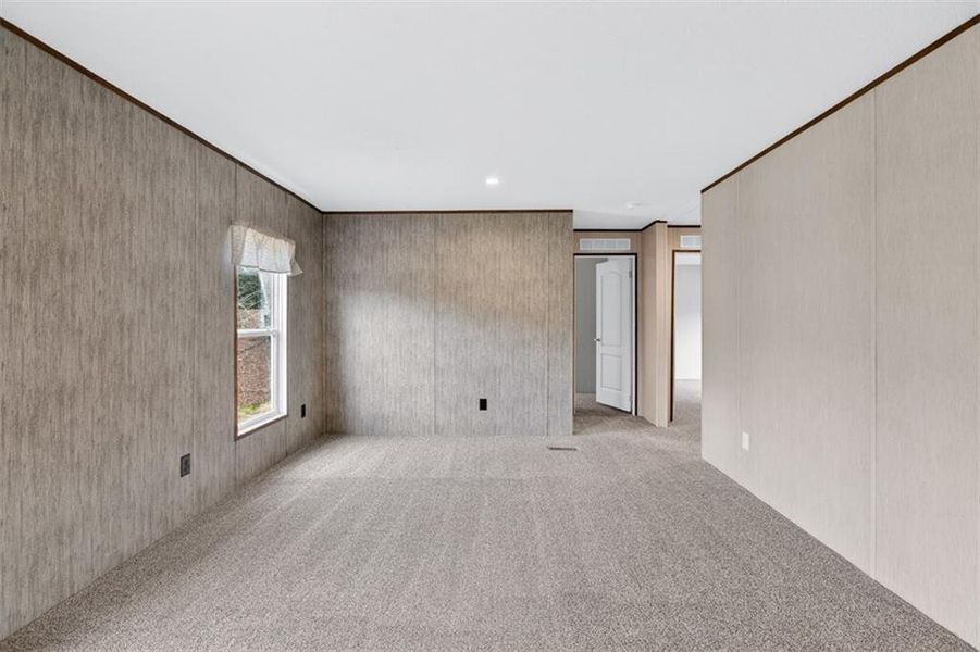 Spacious, unfurnished interior of a new home in , Royston (Image 46).