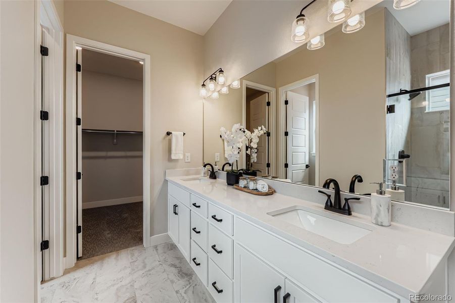 Furnished interior view inside a new home in Hillside at Castle Rock, Castle Rock (Image 10). Furnished interior view inside a new home in Hillside at Castle Rock, Castle Rock (Image 10).