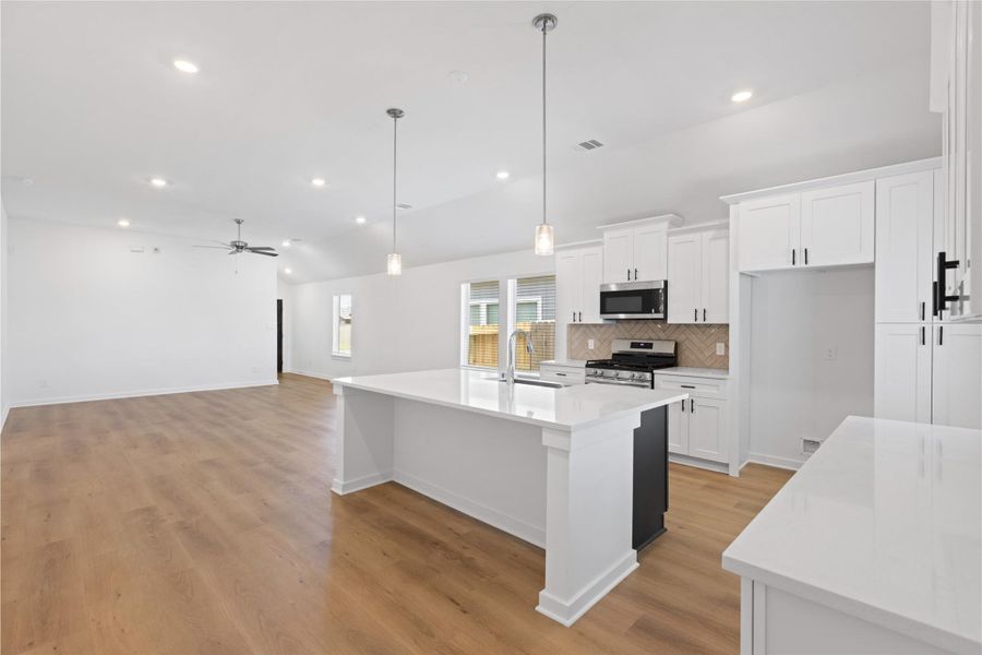 Furnished interior view inside a new home in Crosby Farms, Crosby (Image 7). Furnished interior view inside a new home in Crosby Farms, Crosby (Image 7).