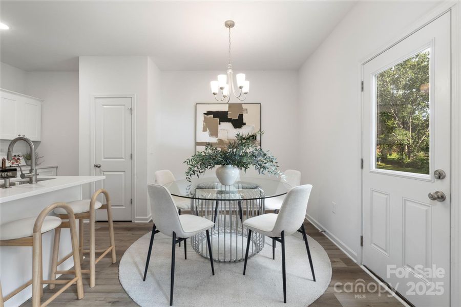 Furnished interior view inside a new home in , Mooresville (Image 9).