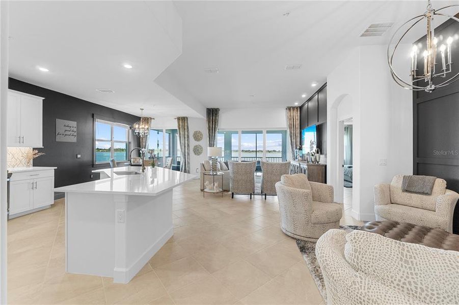 Furnished interior view inside a new home in , Punta Gorda (Image 14). Furnished interior view inside a new home in , Punta Gorda (Image 14).