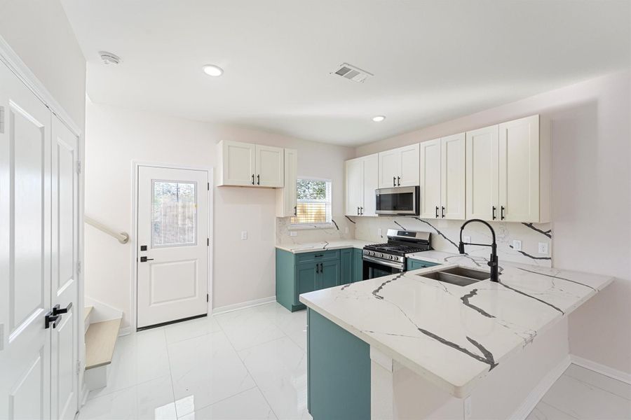 Furnished interior view inside a new home in , Houston (Image 4).