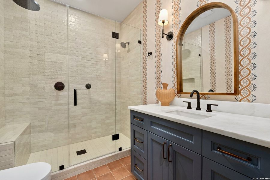 Furnished interior view inside a new home in , San Antonio (Image 34).