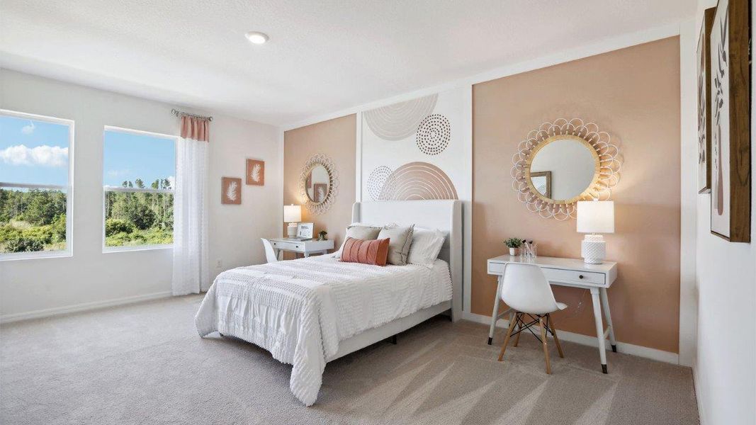 Furnished interior view inside a new home in Angeline, Land O' Lakes (Image 15).