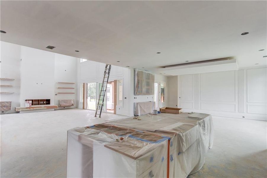 In-progress construction of a new home in , Buford, GA (Image 5).