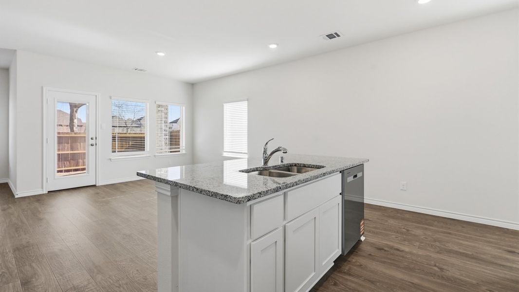 Representative furnished interior of a home built from the Sage by D.R. Horton in Windchime, Celina (Image 7).