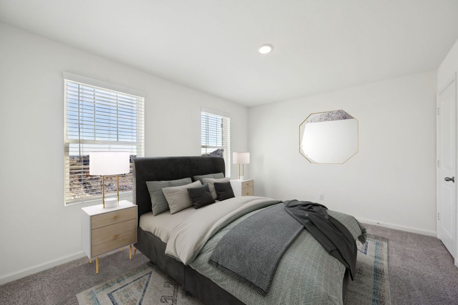 Representative furnished interior of a home built from the Voyager by Starlight Homes in Stonebrooke, Conroe (Image 7).