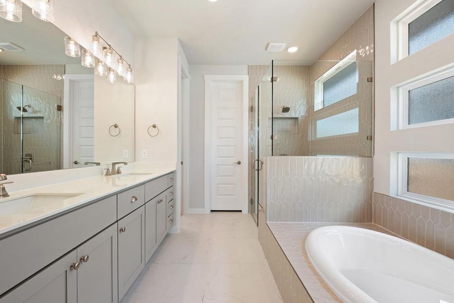 Furnished interior view inside a new home in Park Collection At Park Central, Georgetown (Image 7). Furnished interior view inside a new home in Park Collection At Park Central, Georgetown (Image 7).