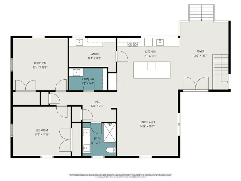 2D floor plan layout of this home in , Atlanta, GA (Image 6). 2D floor plan layout of this home in , Atlanta, GA (Image 6).