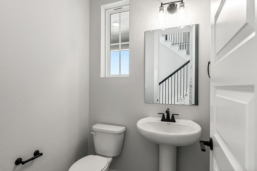 Furnished interior view inside a new home in Terrace Collection at Lariat, Liberty Hill (Image 16). Furnished interior view inside a new home in Terrace Collection at Lariat, Liberty Hill (Image 16).