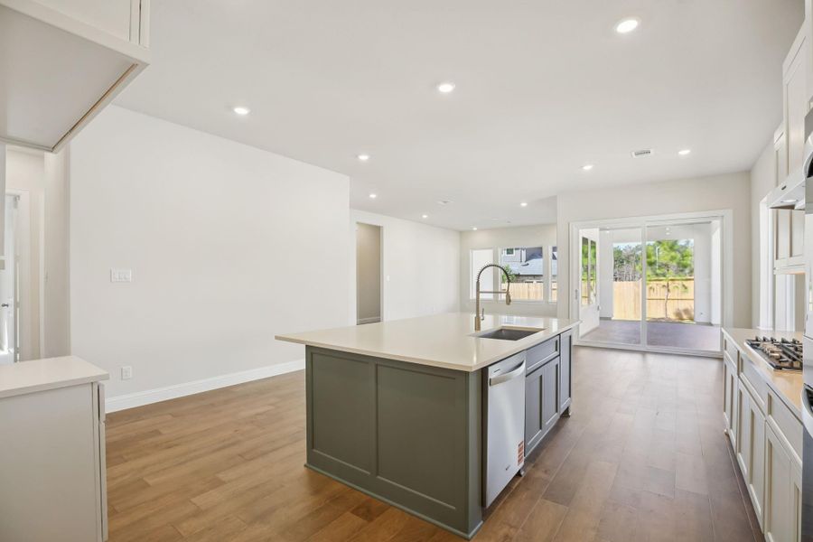 Furnished interior view inside a new home in Woodhavyn 50', Magnolia (Image 11).