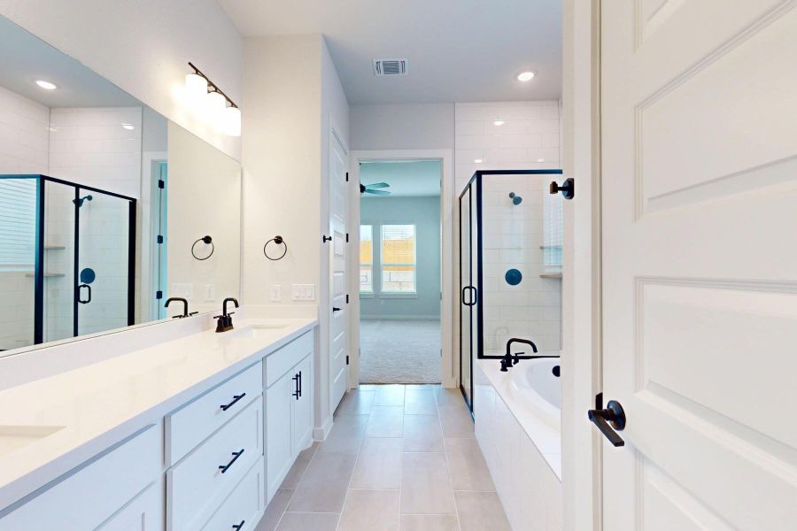 Furnished interior view inside a new home in Cascades at Onion Creek, Austin (Image 9).